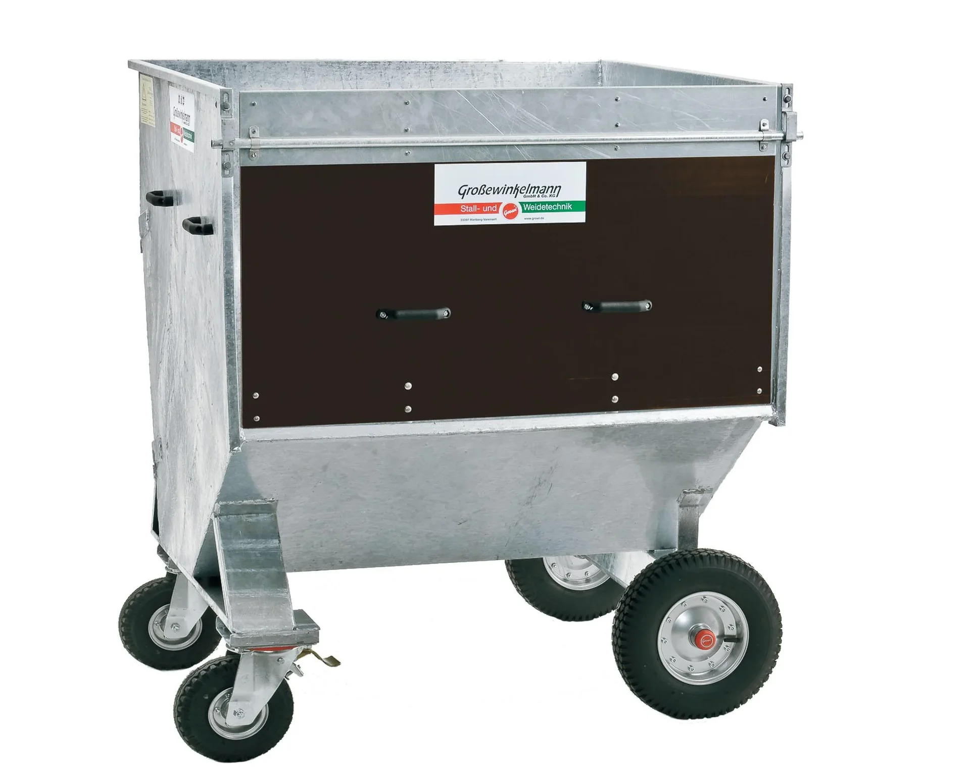 Großraumkuli für Hoflader, B 130 x T 130 x H 150 cm - 0