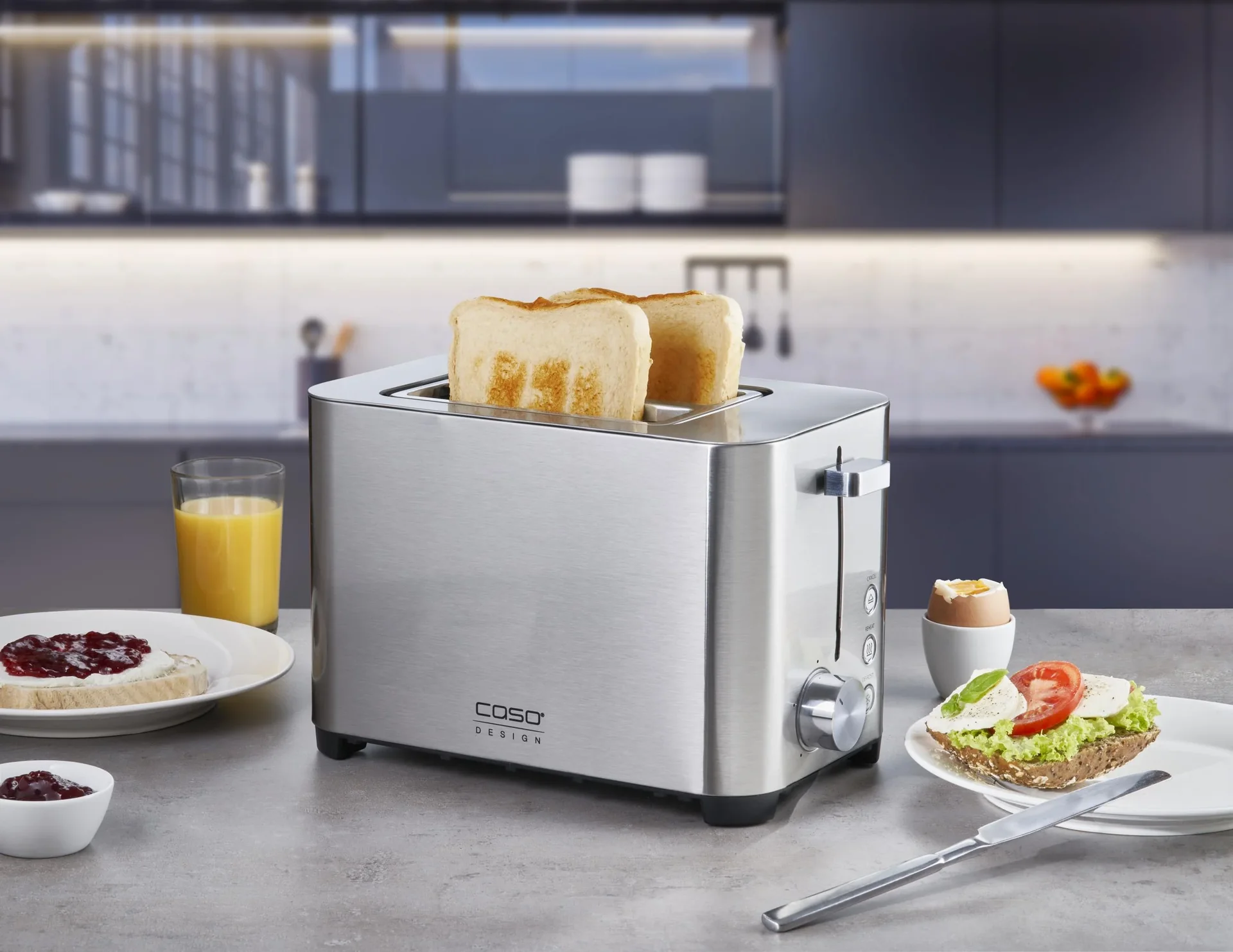 Toaster, Classico "T2 DUO", Edelstahl, 750 Watt - 6