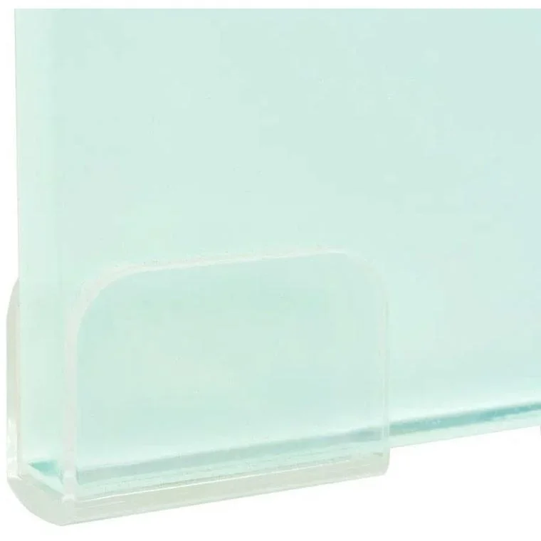 TV-Schrank/Monitorerhöhung weiß 100x30x13 cm Glas - 3