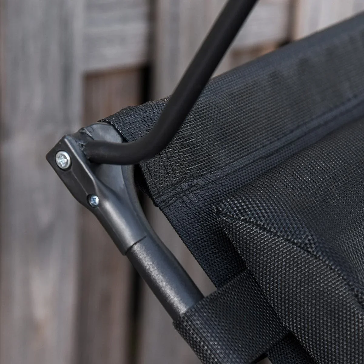 Sonnenliege mit Kopfkissen dunkelgrau - 4