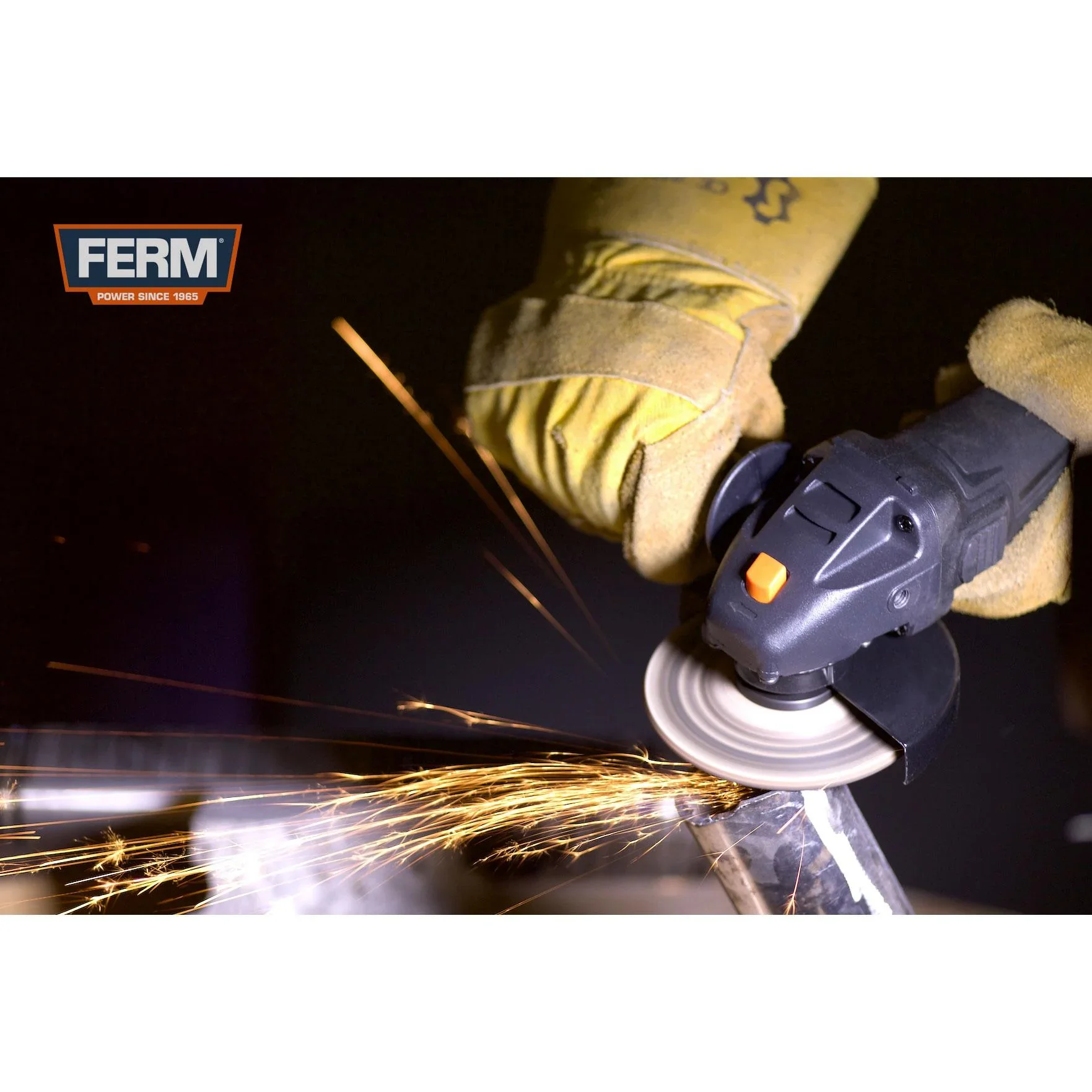 AGM1086 Winkelschleifer 500W - 115mm - Elektronische wiederanlaufschutz - Soft griff - Mit Seitenhandgriff und Schrauben - 3