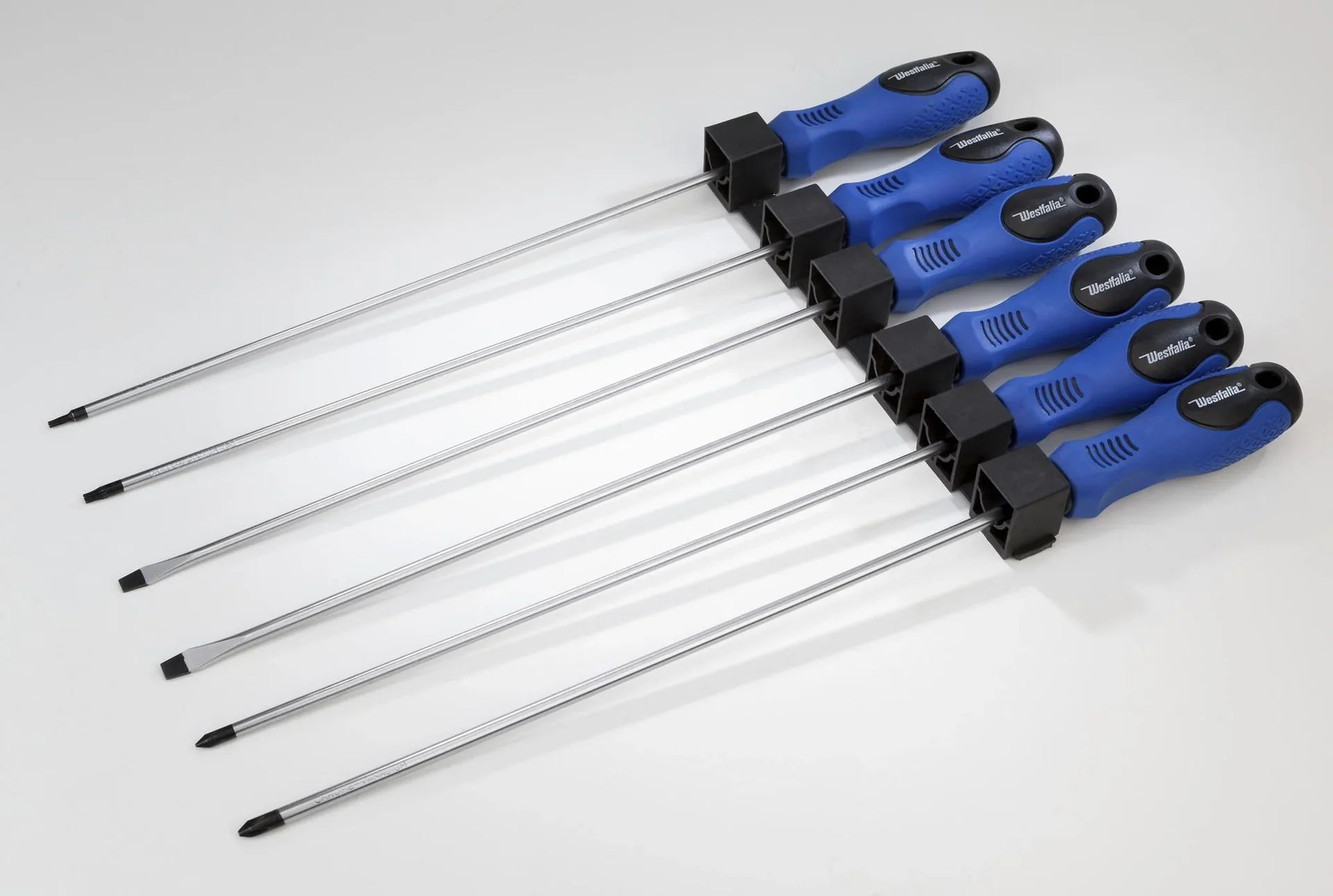 Schraubendreher Satz 6-teilig, extra lang - 0