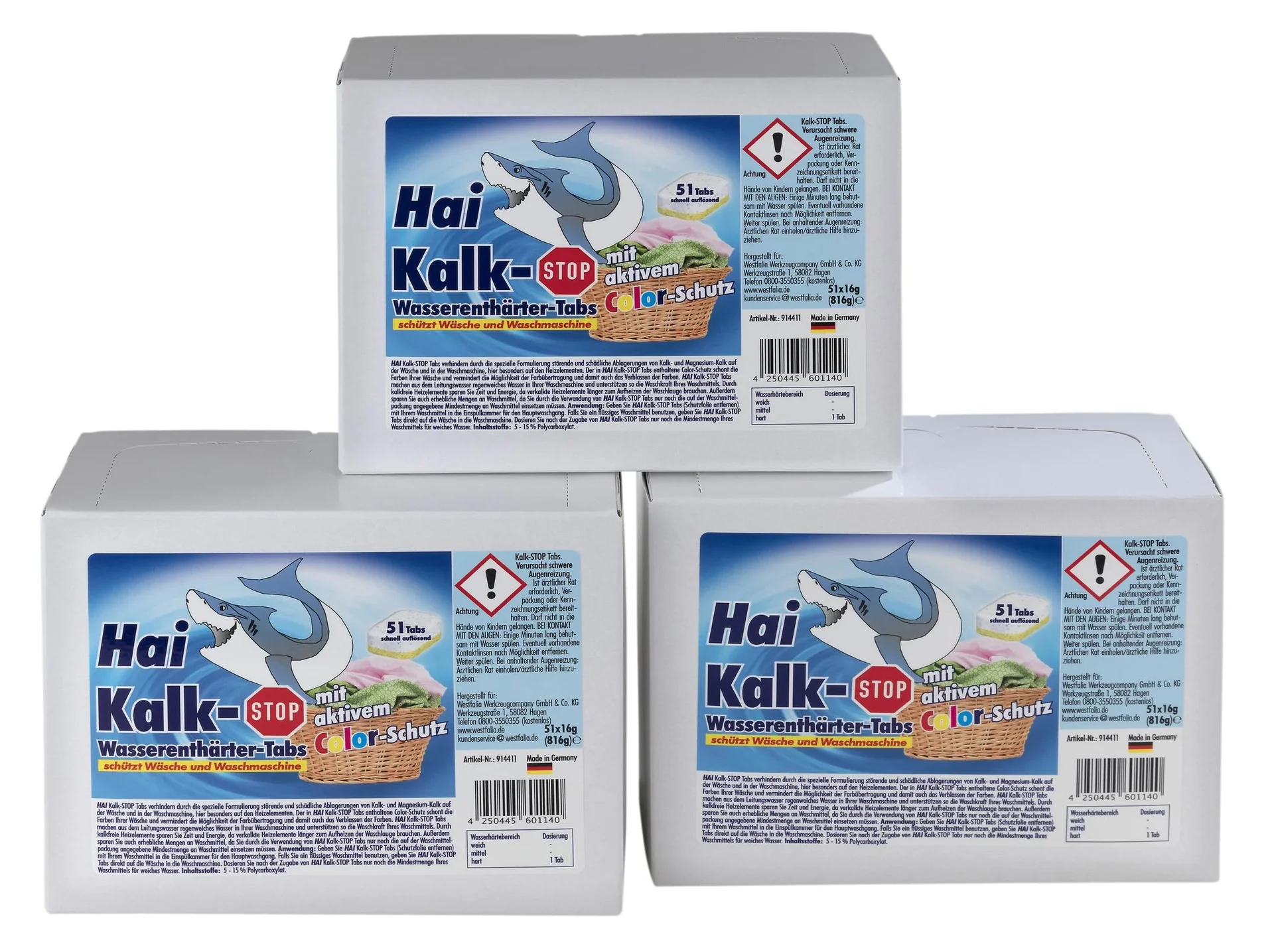 Waschmaschinen-Tabs "Anti-Kalk", 153 Stück - 2