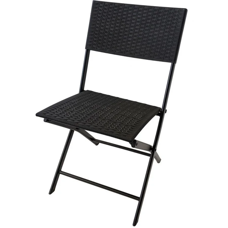 Pro Garden 3-tlg. Gartenmöbel-Set - Schwarz - 1