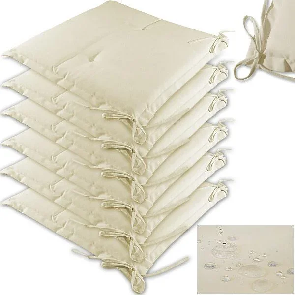 Sitzkissen - 6er Set - Boston Creme - 43x39x5cm - 3