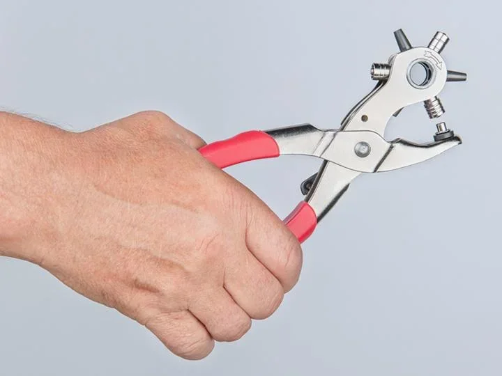 Revolver Lochzange und Ösenzange incl. je 20 Ösen in A,B + C - 1