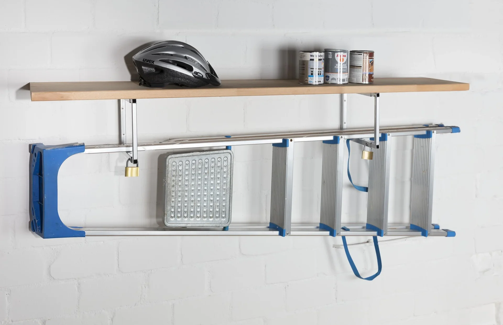 Wand- und Deckenhalter 2-er Set mit Schlössern - 3