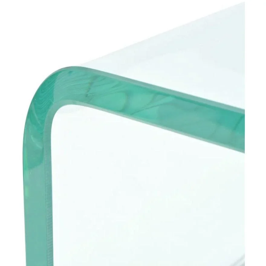 TV-Schrank/Monitorerhöhung transparent 90x30x13 cm Glas - 1