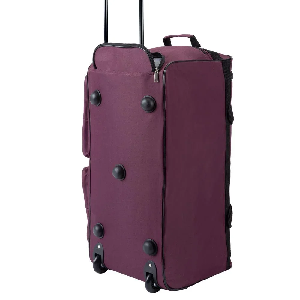 Reisetasche mit Trolley-Funktion - 85L - Lila - Trolley-Tasche - 4