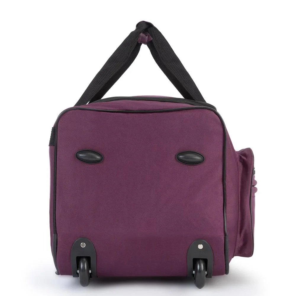 Reisetasche mit Trolley-Funktion - 85L - Lila - Trolley-Tasche - 7