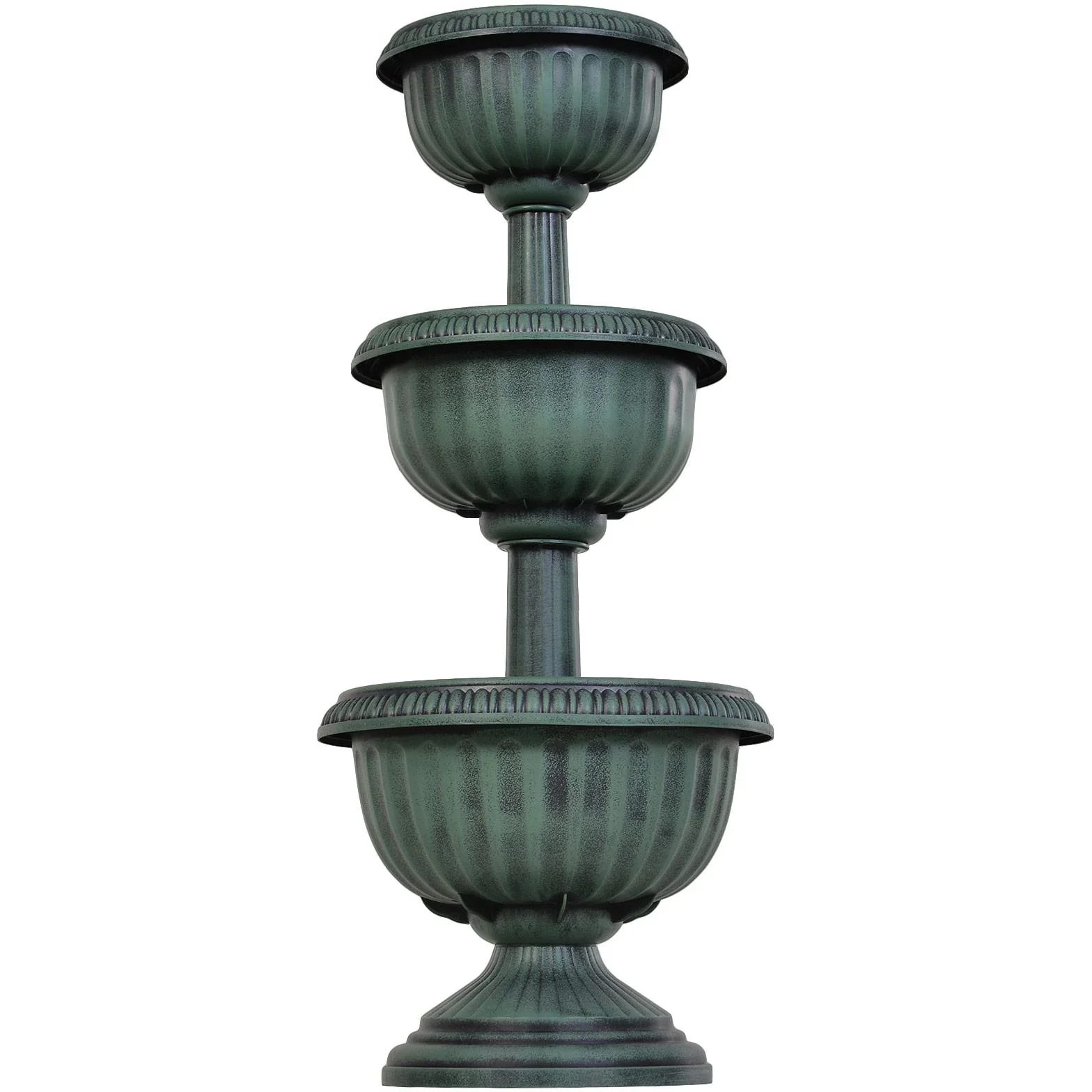 Blumenständer 3-teilig, grün - 3