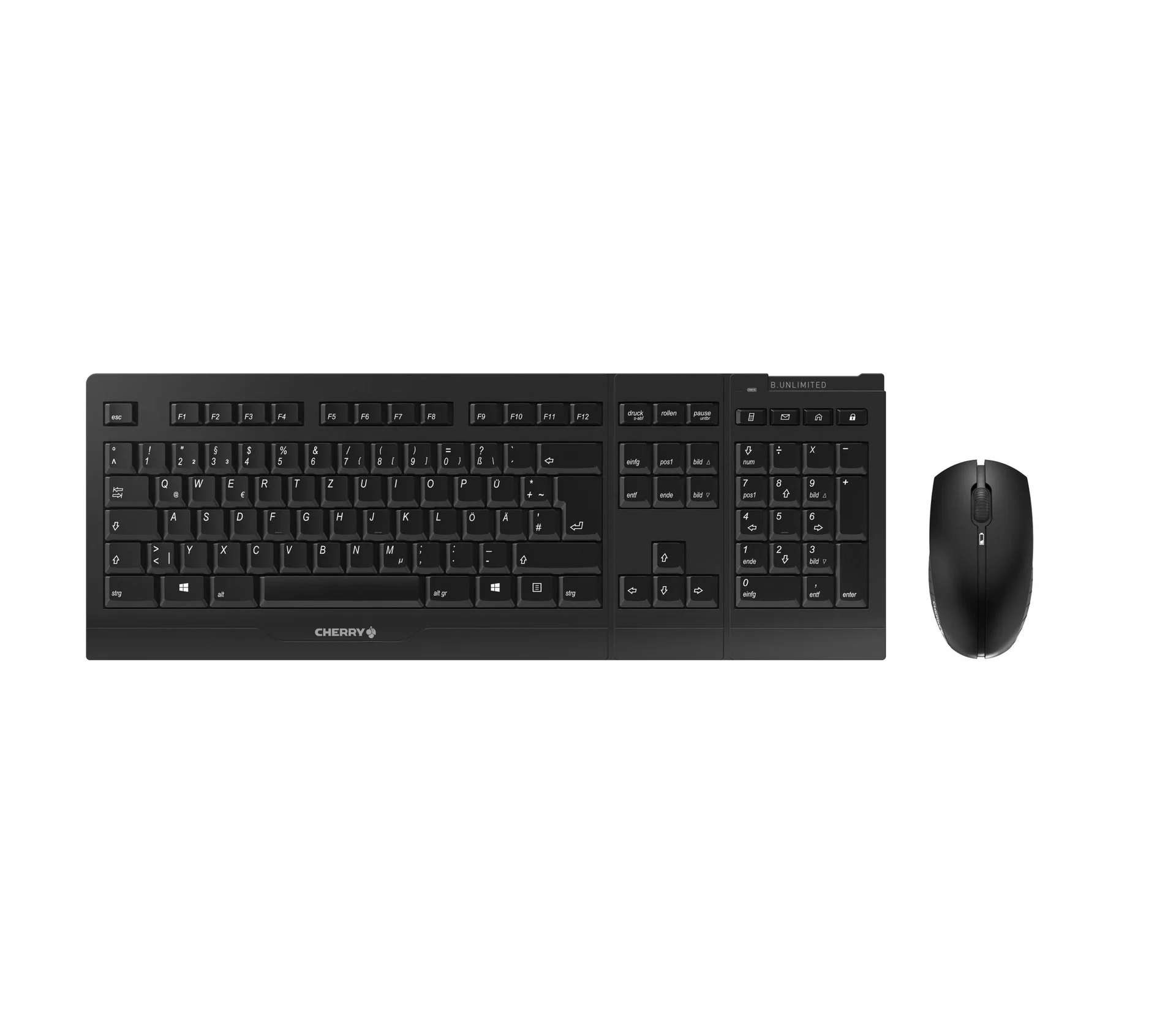 Kabelloses Tastatur-Maus-Set B.UNLIMITED 3.0 schwarz - 3