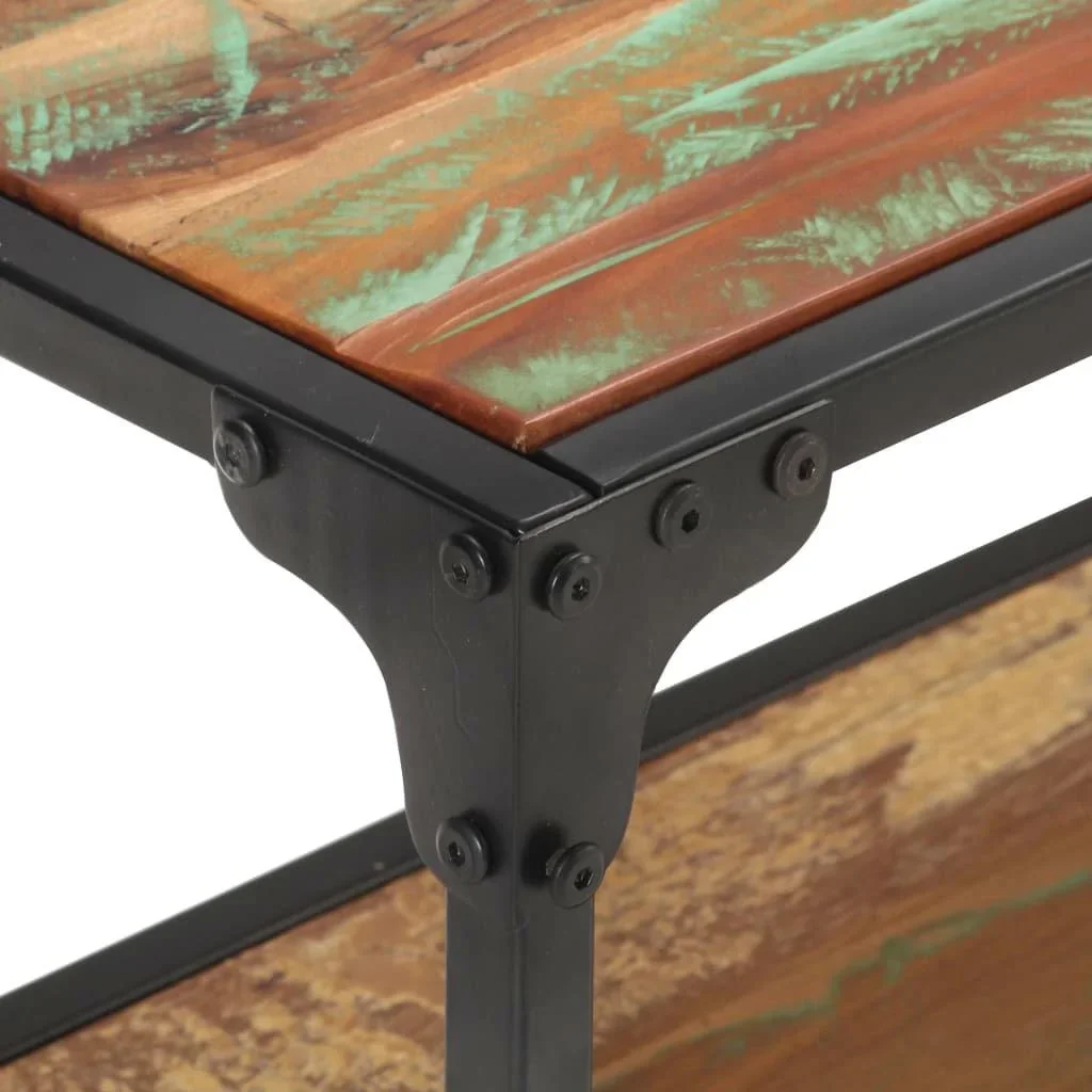 TV-Schrank 150x30x40 cm aus massivem recyceltem Holz - 1