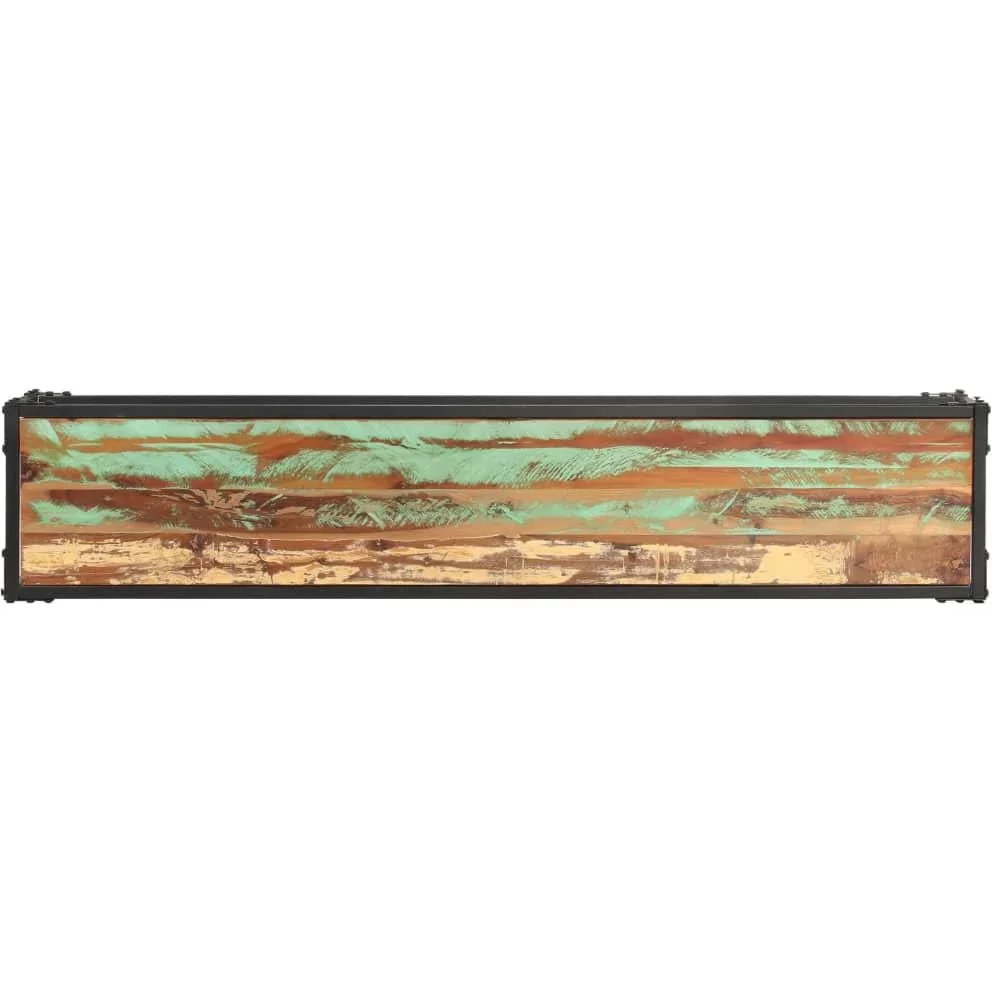 TV-Schrank 150x30x40 cm aus massivem recyceltem Holz - 4