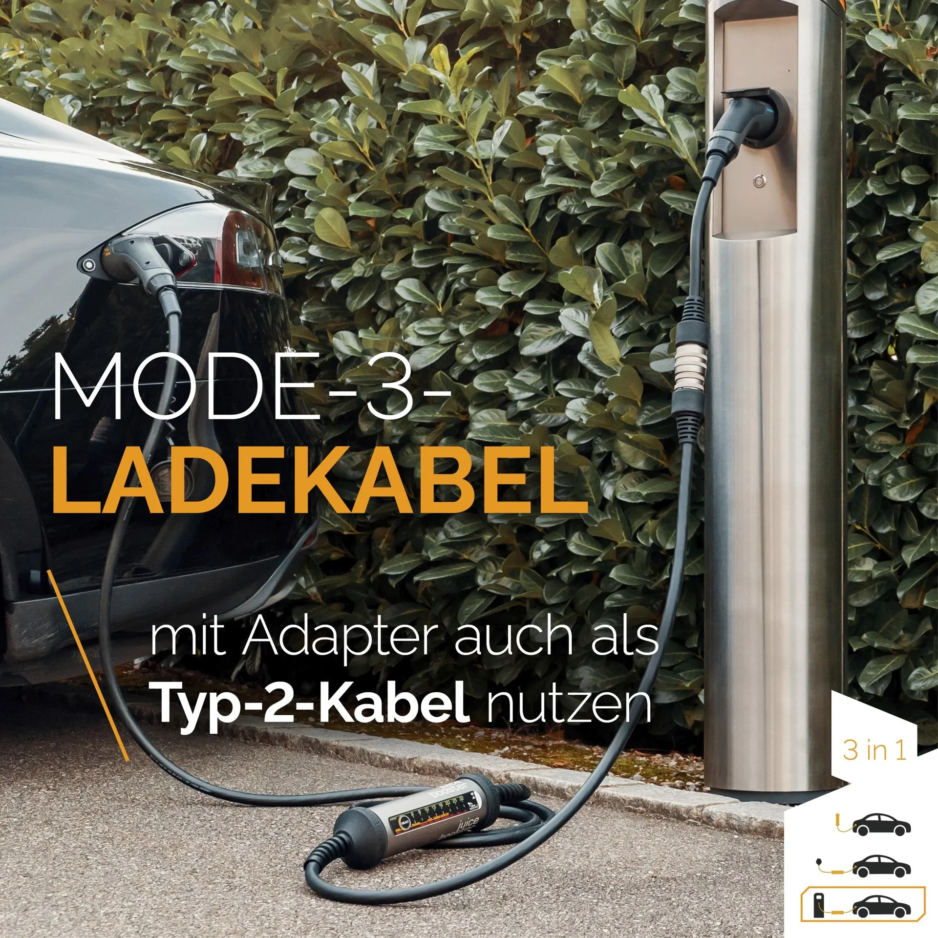 Juice Booster 2 Mobile Ladestation TYP 2 Basic Set EU - 5