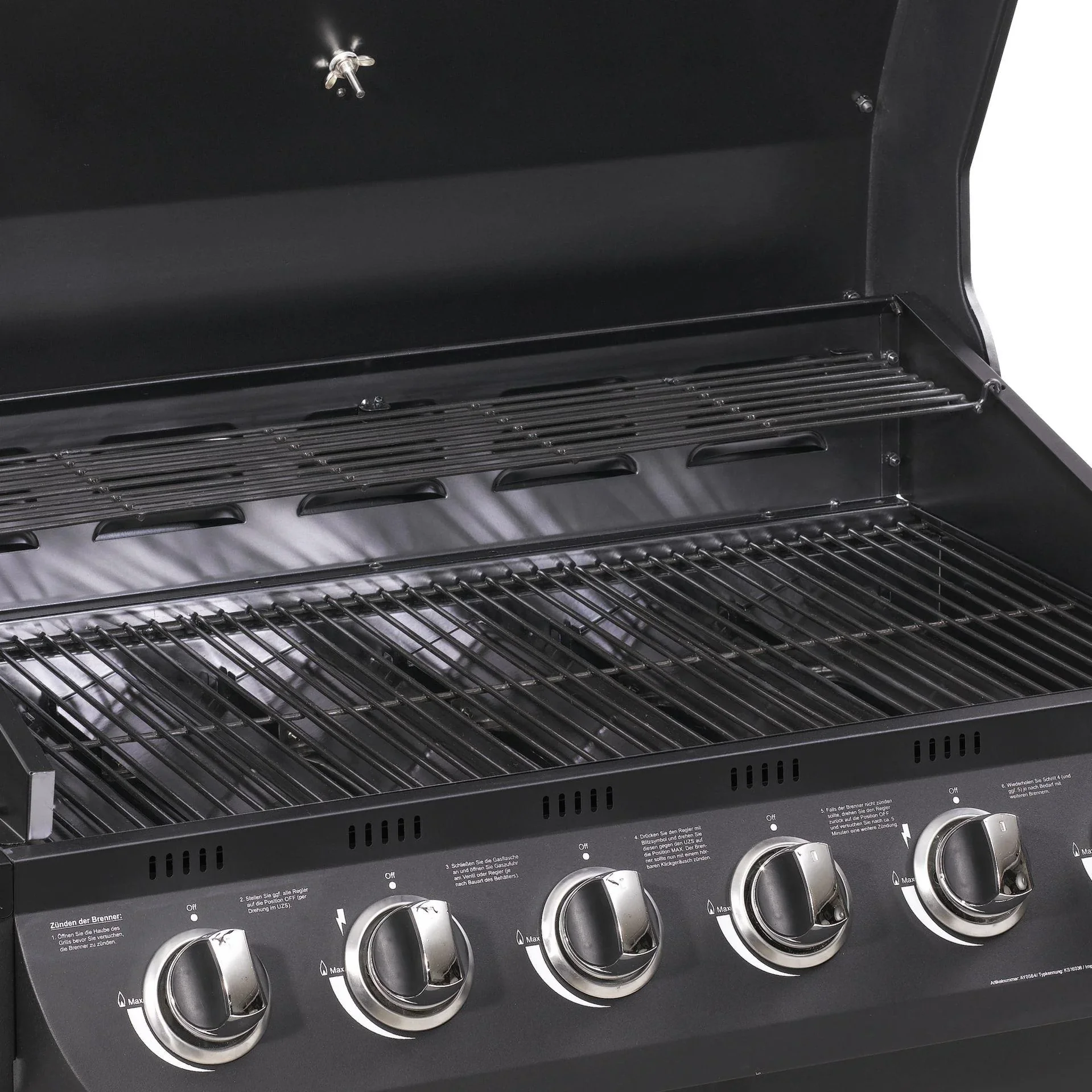 Gasgrill "Columbus" 6 Hauptbrenner + 1 Seitenbrenner - 2