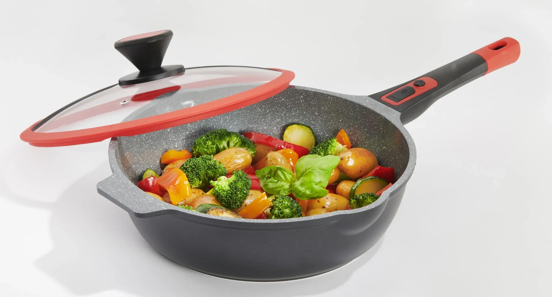 Bratpfanne "Click-Grip", Aluguss, abnehmbarer Griff, 28 cm - 0