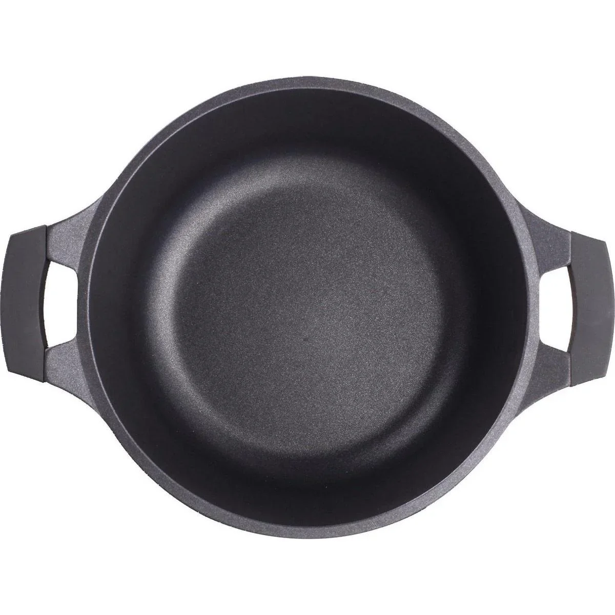 Kasserolle - mit Glasdeckel - 34 cm - Schwarz - 1