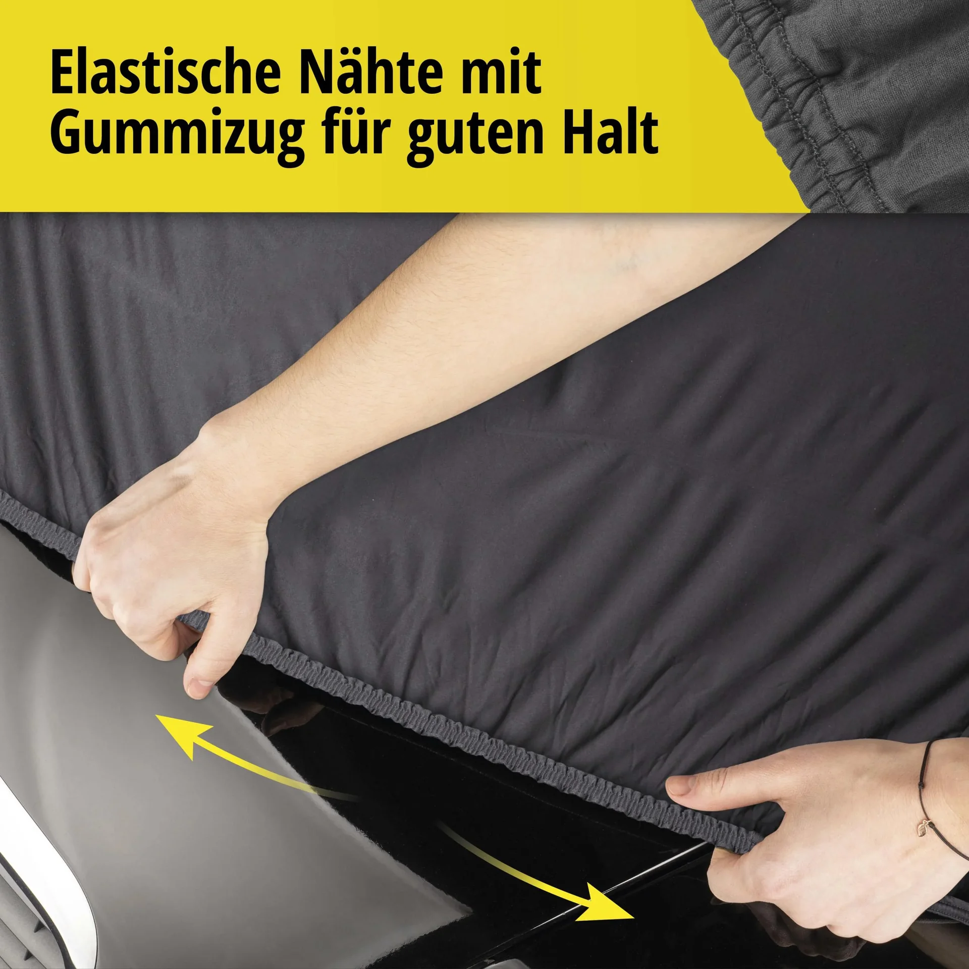 Autoabdeckplane indoor soft - Größe 4 - 381x440x155cm - PES - Elasthan - 2