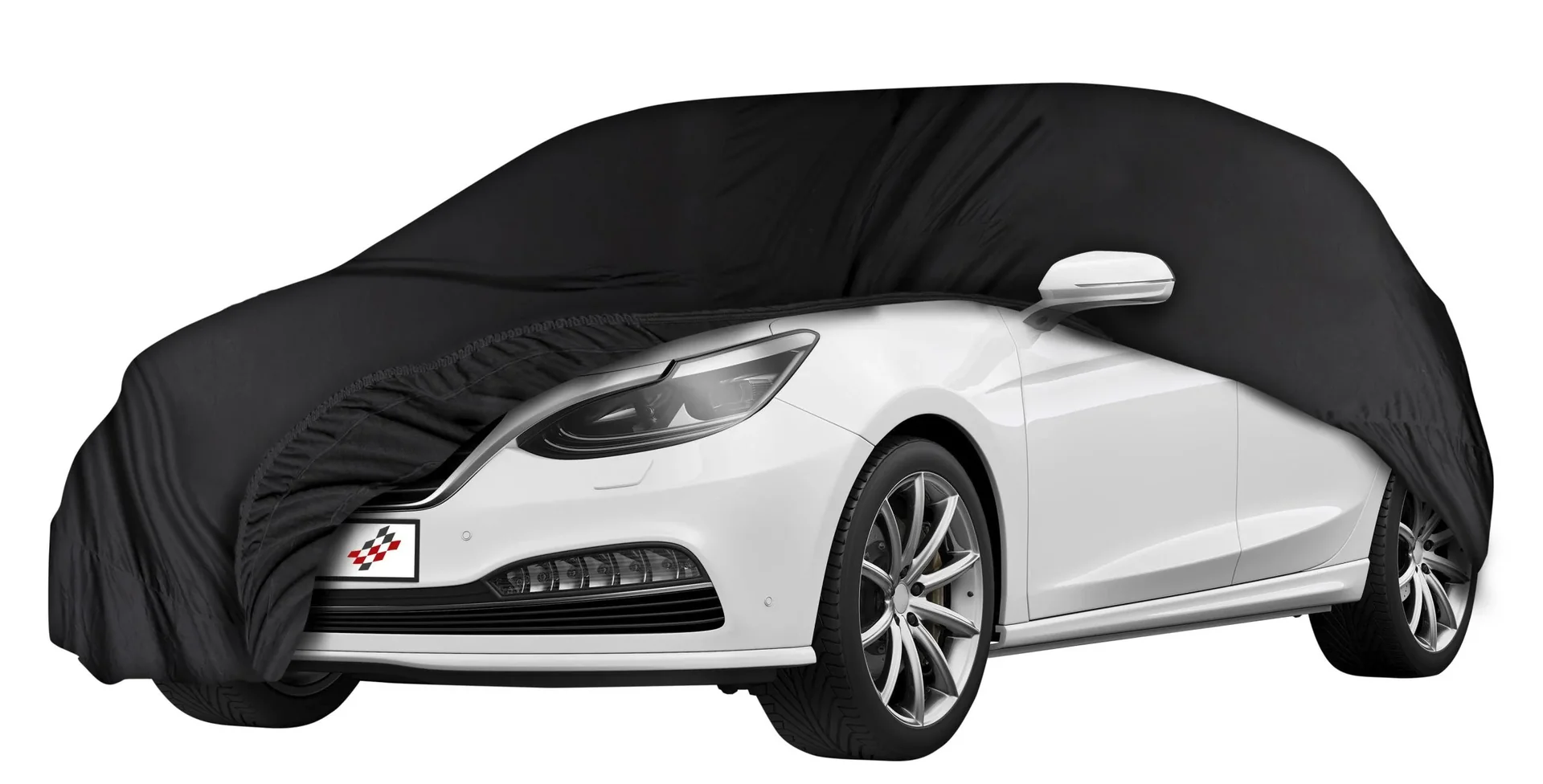 Autoabdeckplane indoor soft - Größe 4 - 381x440x155cm - PES - Elasthan - 5