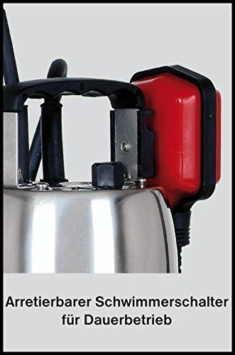 Schmutzwasser Tauchpumpe Edelstahl Maxima 250 PX mit 10 m Ablaufschlauch 32 mm, bis 14.500 l/h Fördermenge - 1