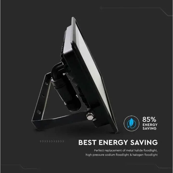 VT-158 LED-Flutlicht - 50W - 4000 Lm - 3000K - Schwarz - 3