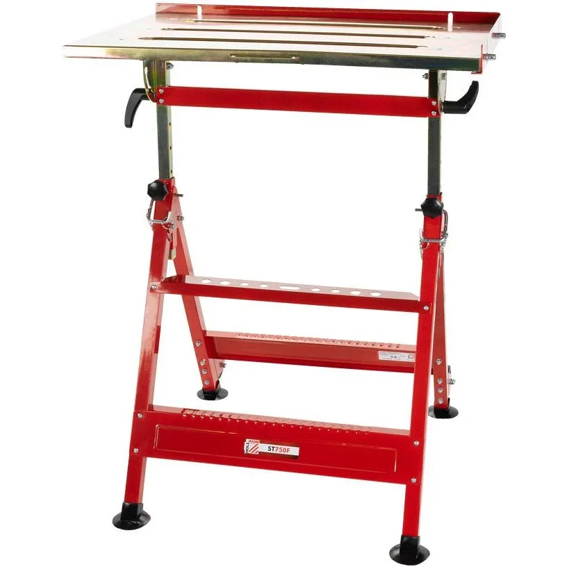 Verstellbare Werkbank aus Stahl - max. 150 kg - leicht zu transportieren - 2