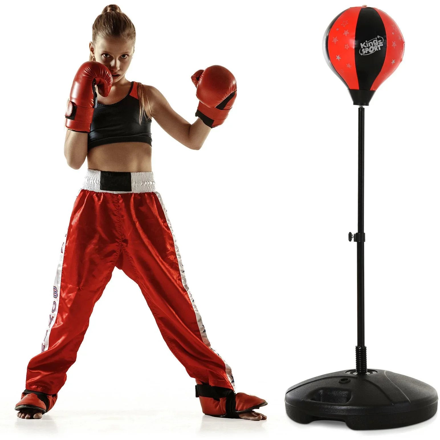 Kinder Punchingball-Set mit Boxhandschuhe - 2