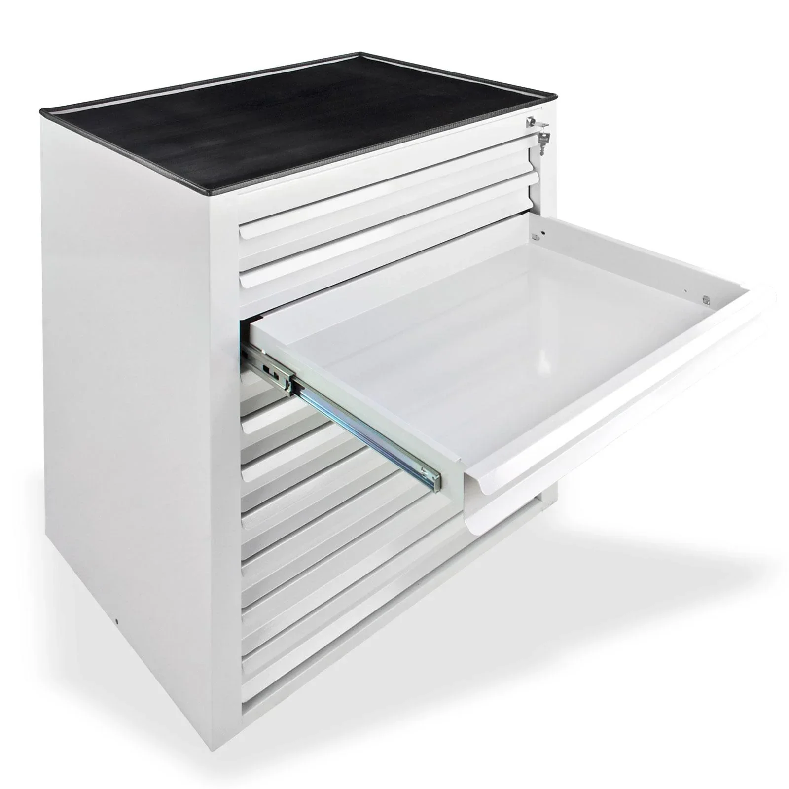 Schubladenschrank / Werkzeugschrank mammut, 10 Schubladen, RAL 7035 - 0