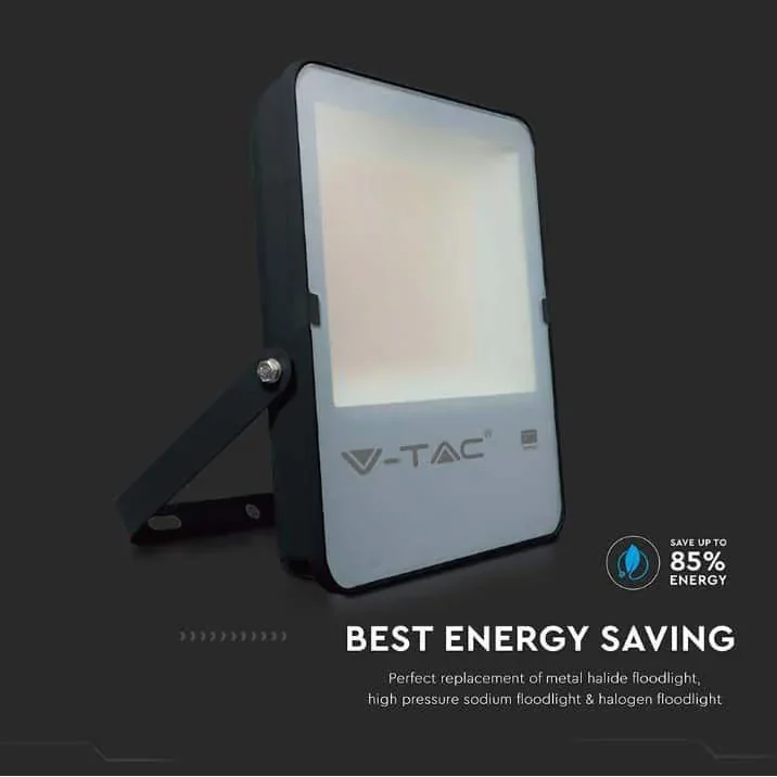 VT-162 LED-Flutlicht - 150 W - 20500 Lm - 4000K - schwarz - Extra effizient - 6