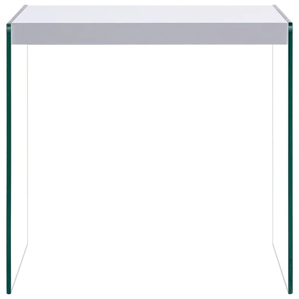 2-teiliges Tischset MDF weiß - 3