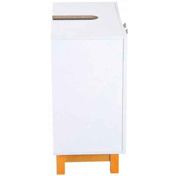 Badschrank Bad Unterschrank Badmöbel Weiß - 3