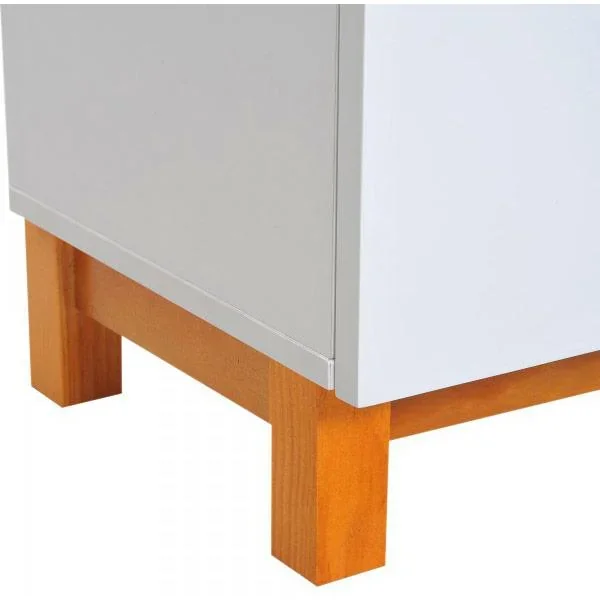 Badschrank Bad Unterschrank Badmöbel Weiß - 5