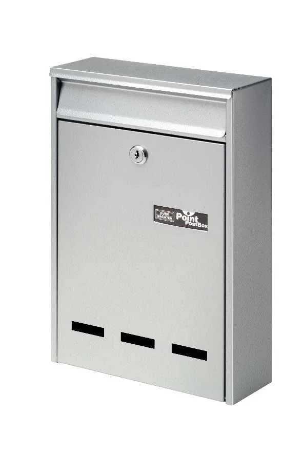 Briefkasten Stahl-lackiert Pocket 5871 Si silber - 0