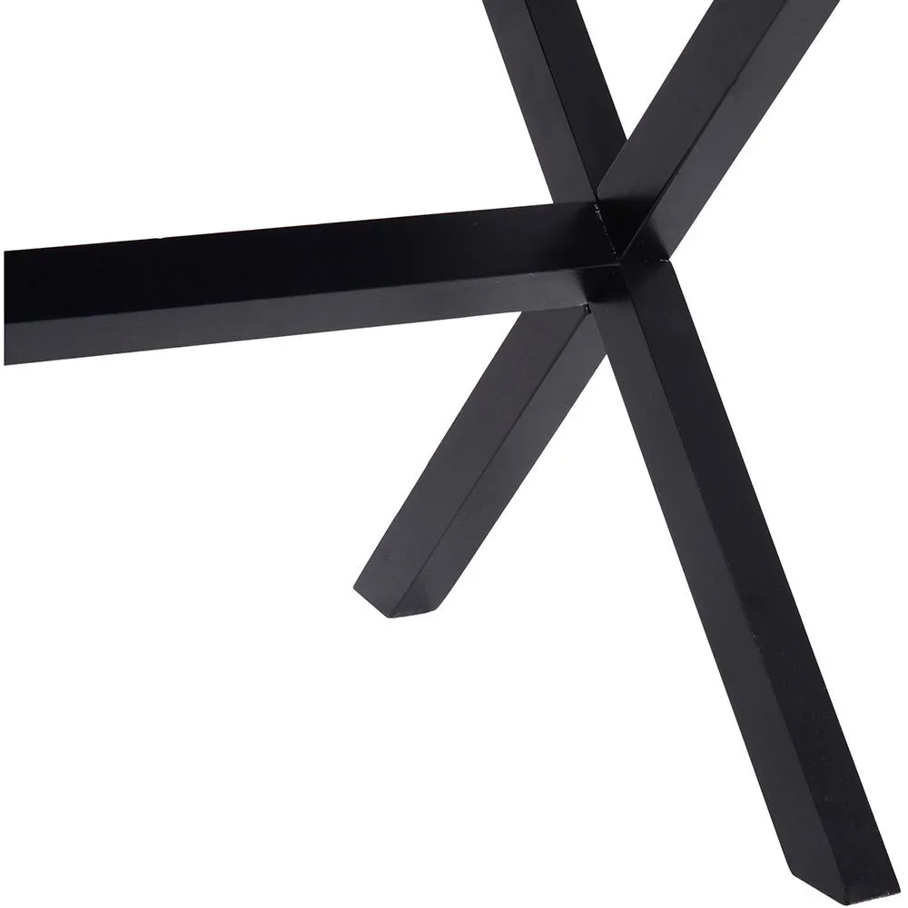 Nachttisch Nachtkommode Flurkommode mit Schublade Holz schwarz 40 x 40 x 55 cm - 3