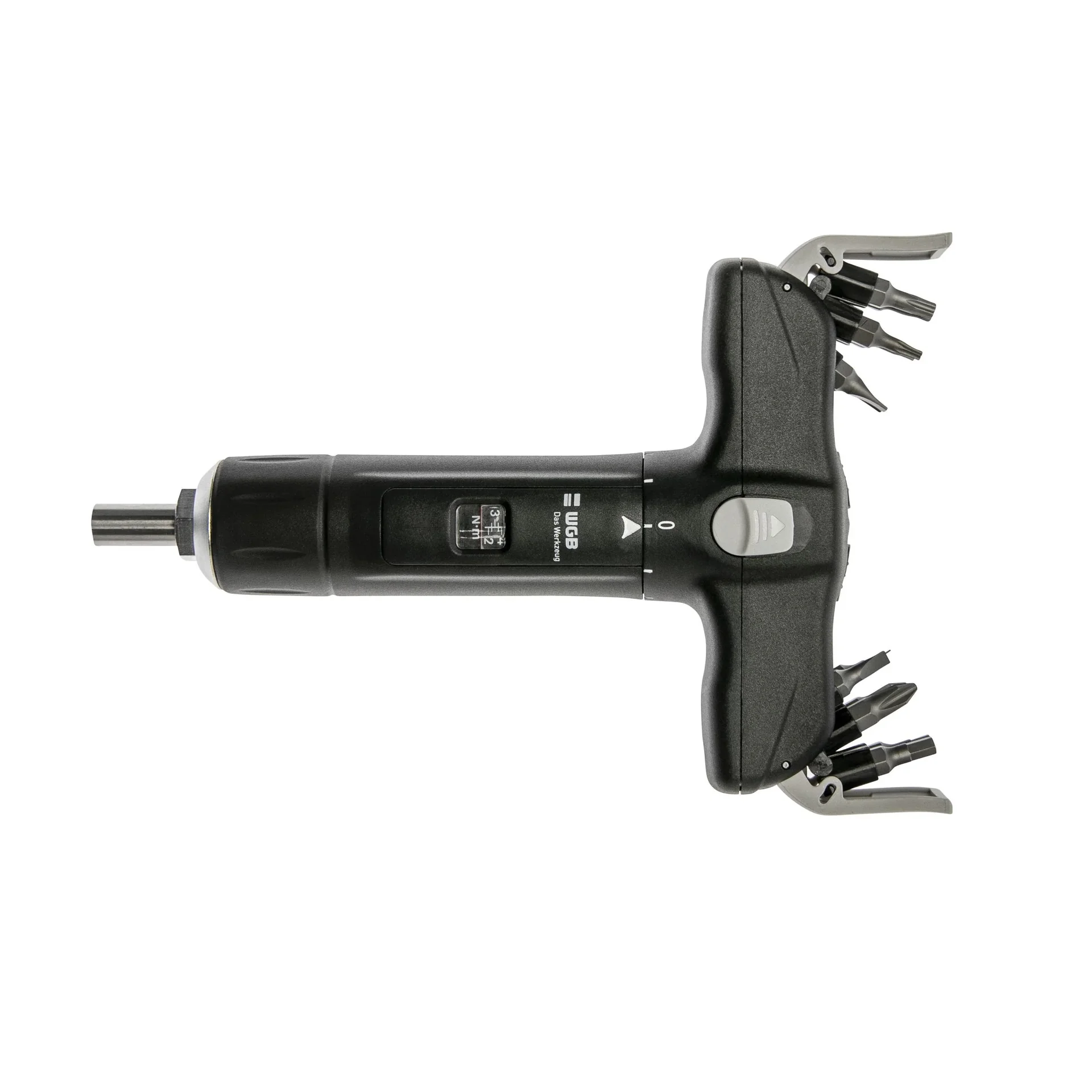 Drehmomentschraubendreher 1/4", 2 - 8 Nm mit T-Griff - 12 teilig - 1