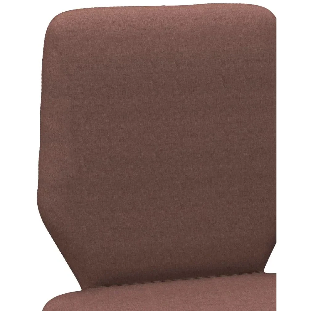 Esszimmerstühle 2-Sitzer Stoff braun - 1