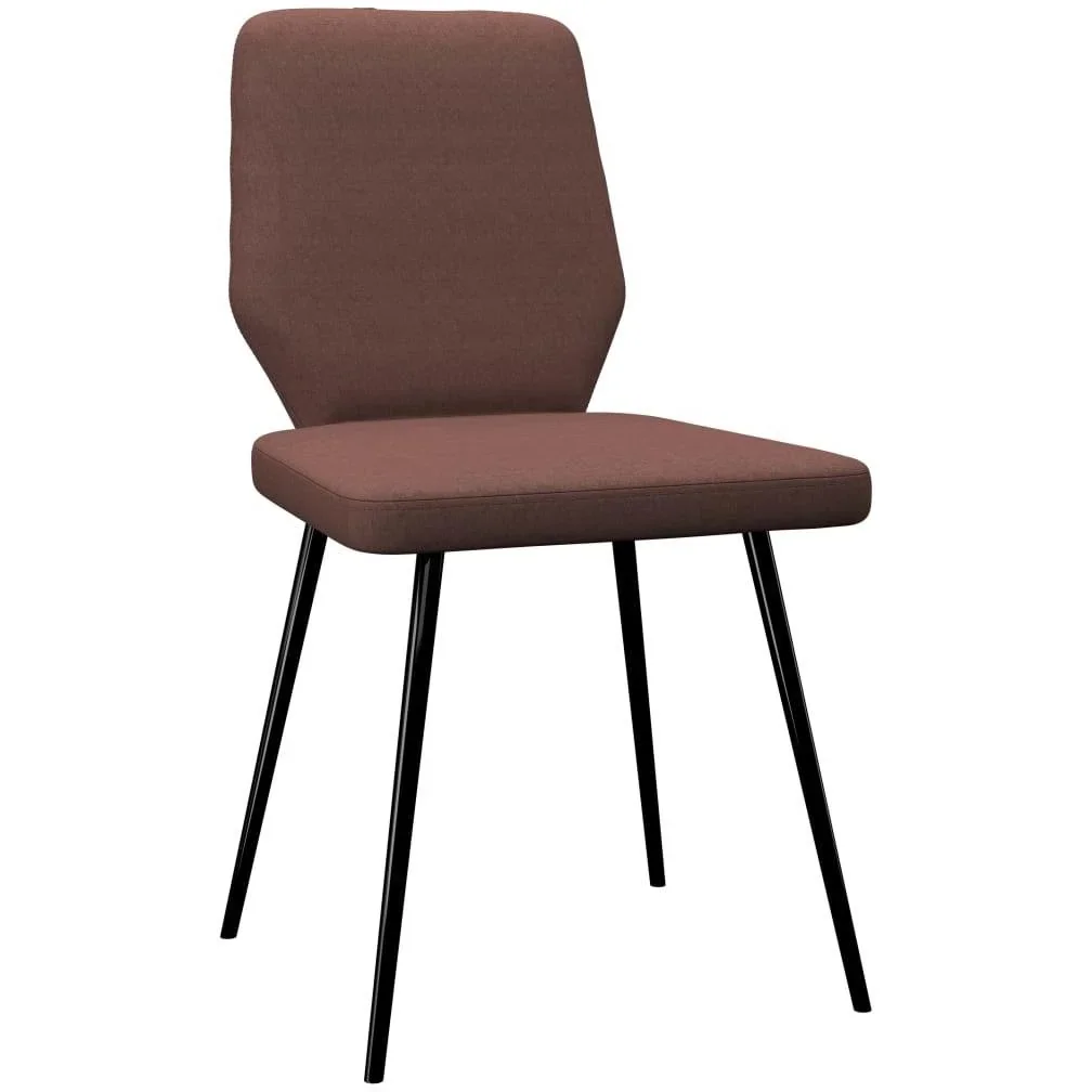 Esszimmerstühle 2-Sitzer Stoff braun - 3