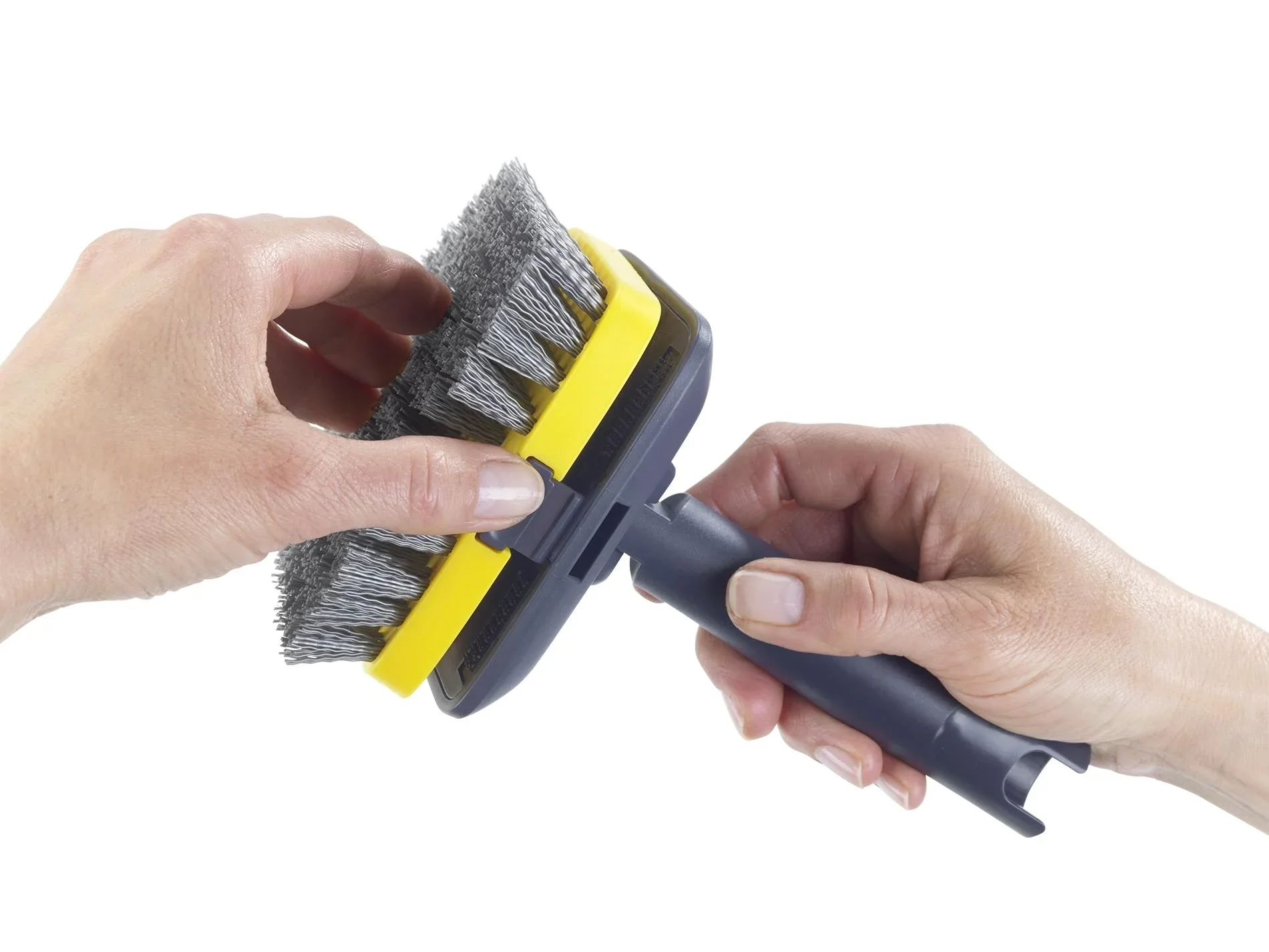 2 in 1 In- und Outdoor-Wischer, mit Teleskopstiel und 2 Aufsätzen - 4