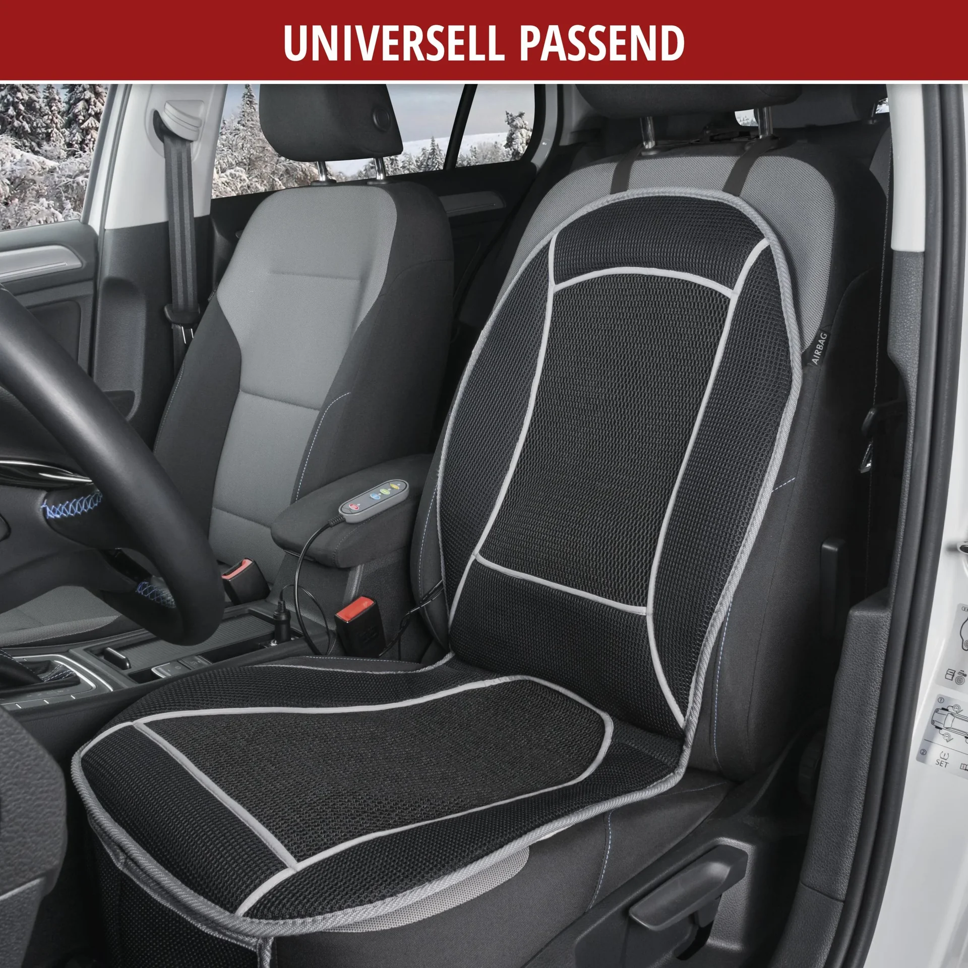 Auto-Sitzauflage "COOLHEAT" - mit Massagefunktion - 3