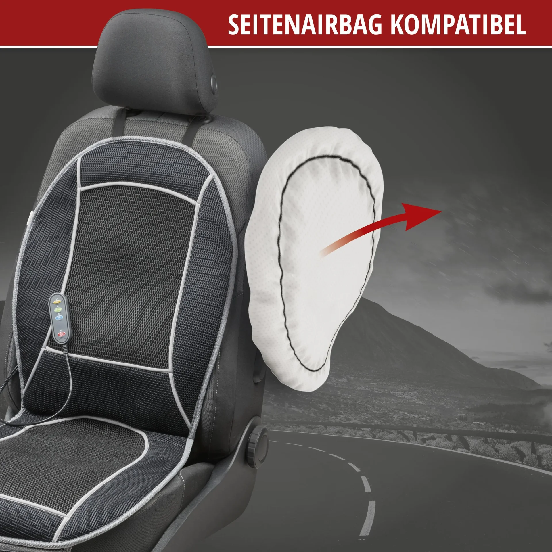 Auto-Sitzauflage "COOLHEAT" - mit Massagefunktion - 4