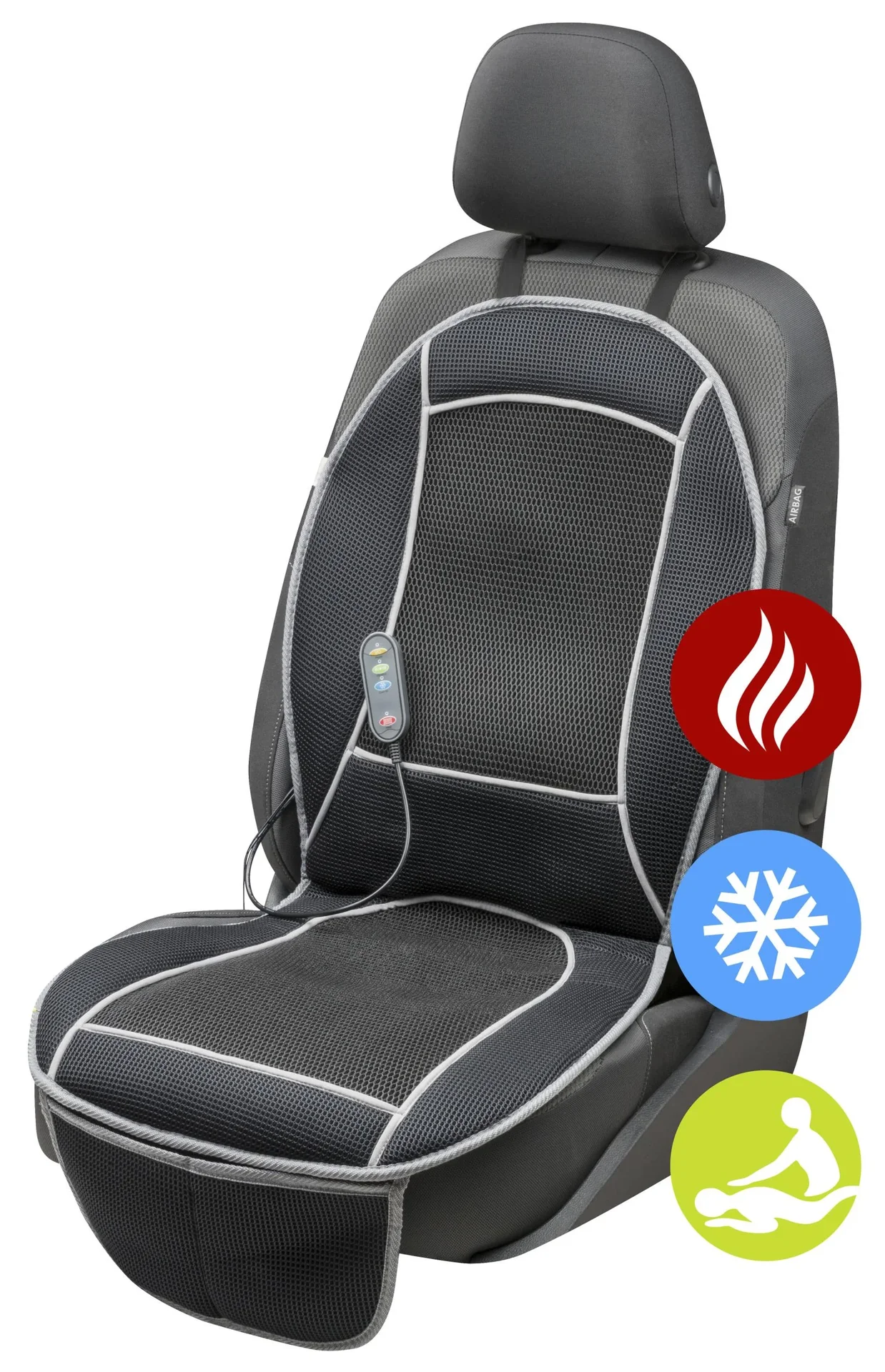 Auto-Sitzauflage "COOLHEAT" - mit Massagefunktion - 9