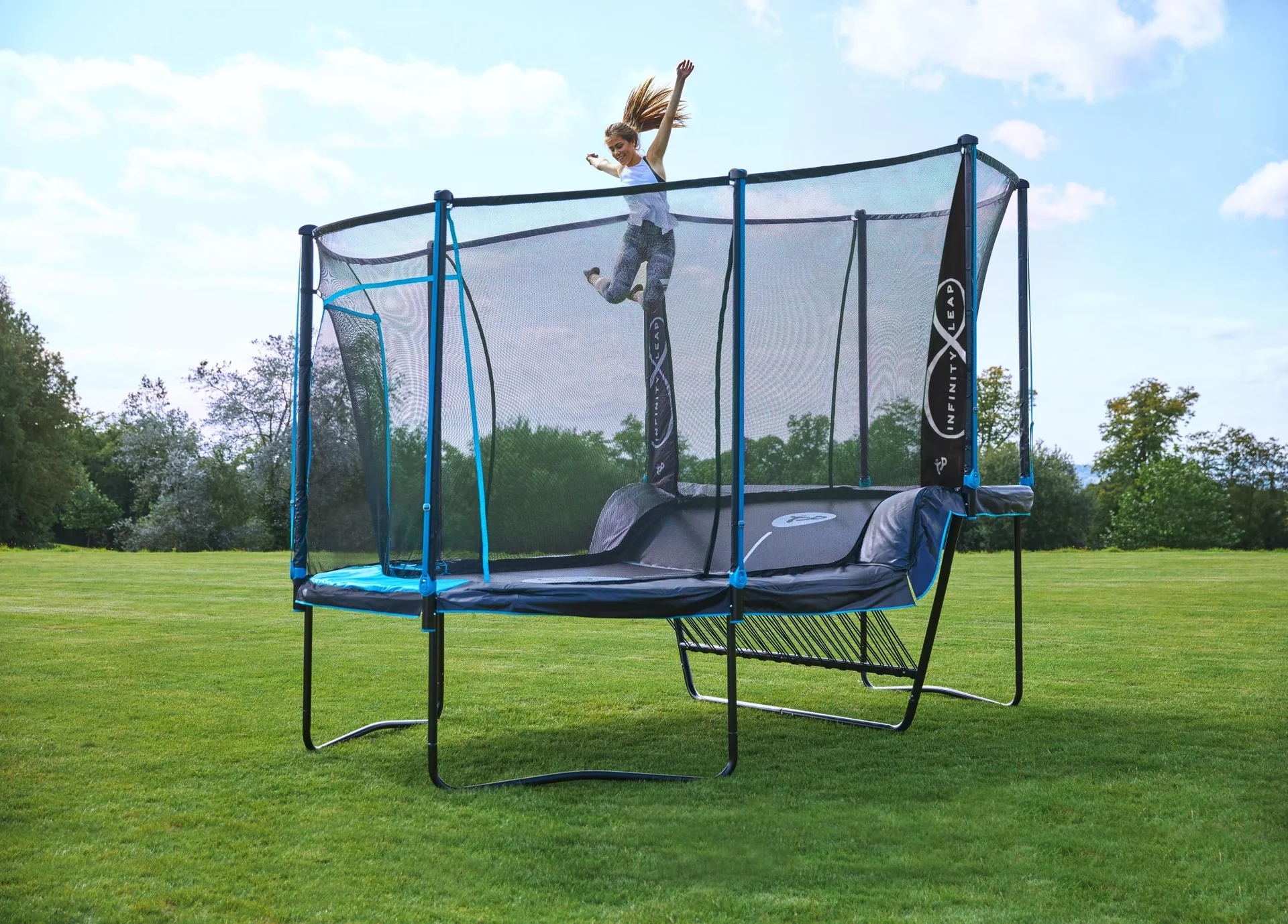 Infinity Trampolin blau/schwarz - 4