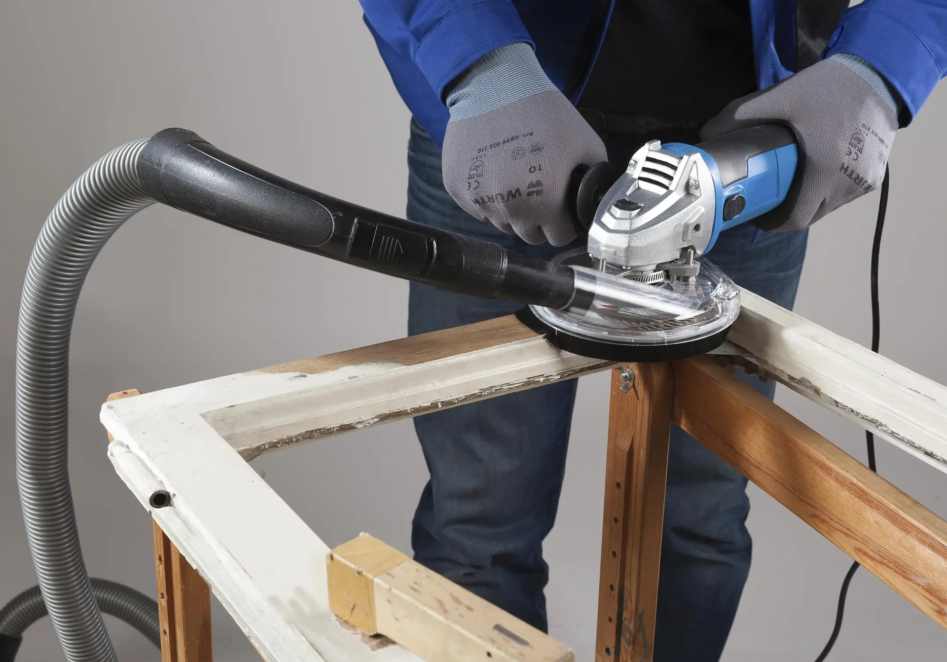 Absaughaube für alle 125 mm Winkelschleifer - 0