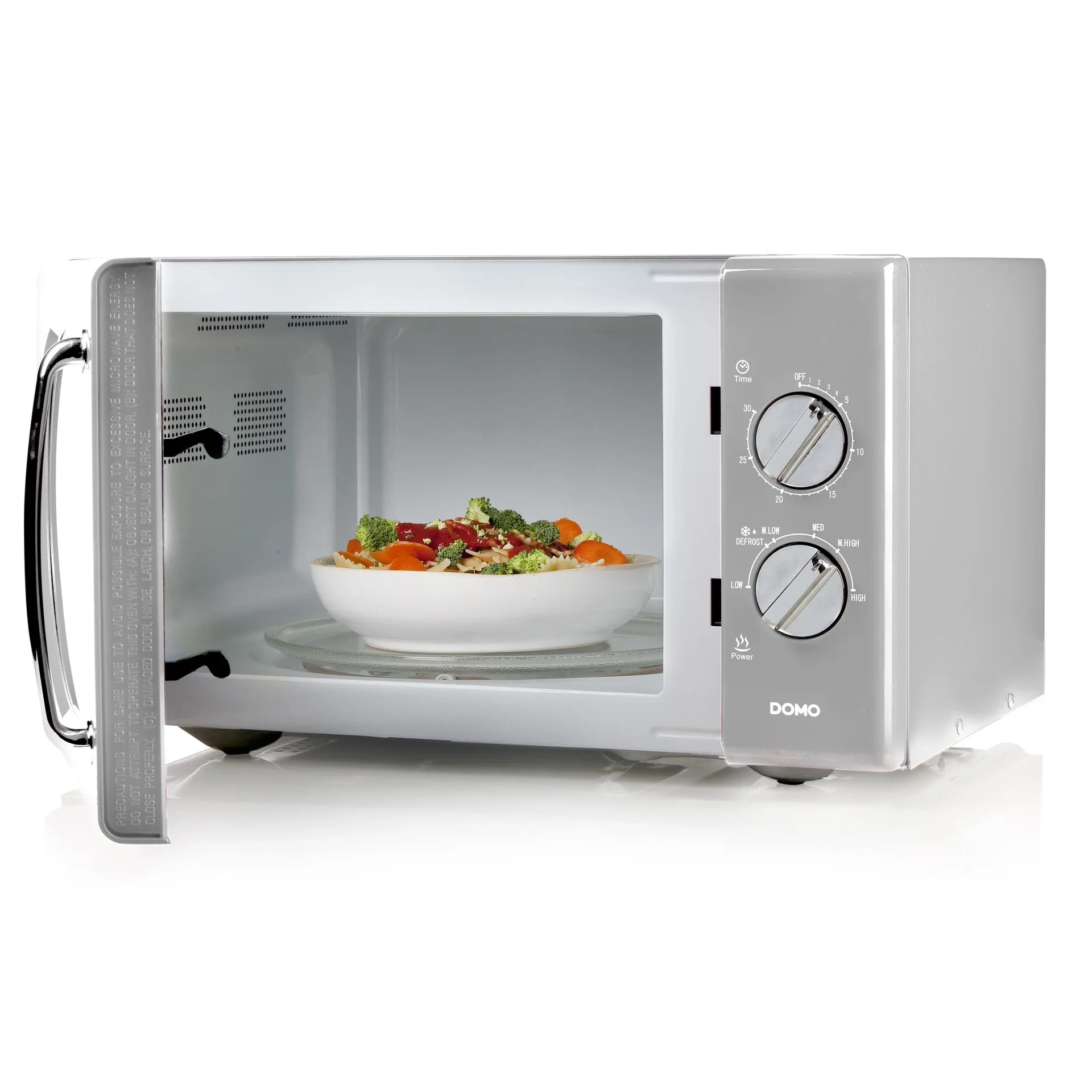 Mikrowelle "DO3025", silberfarben / grau, 25 Liter, 900 W - 4