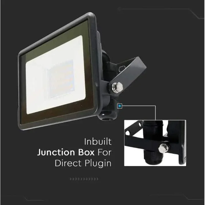 VT-128 LED-Flutlicht - 20W - 1510 Lm - 3000K - Schwarz - 2