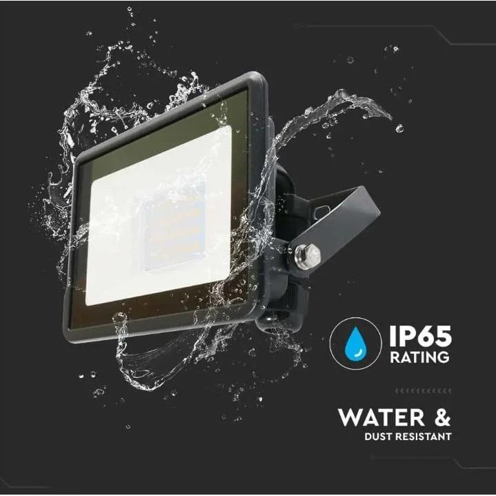 VT-128 LED-Flutlicht - 20W - 1510 Lm - 3000K - Schwarz - 5