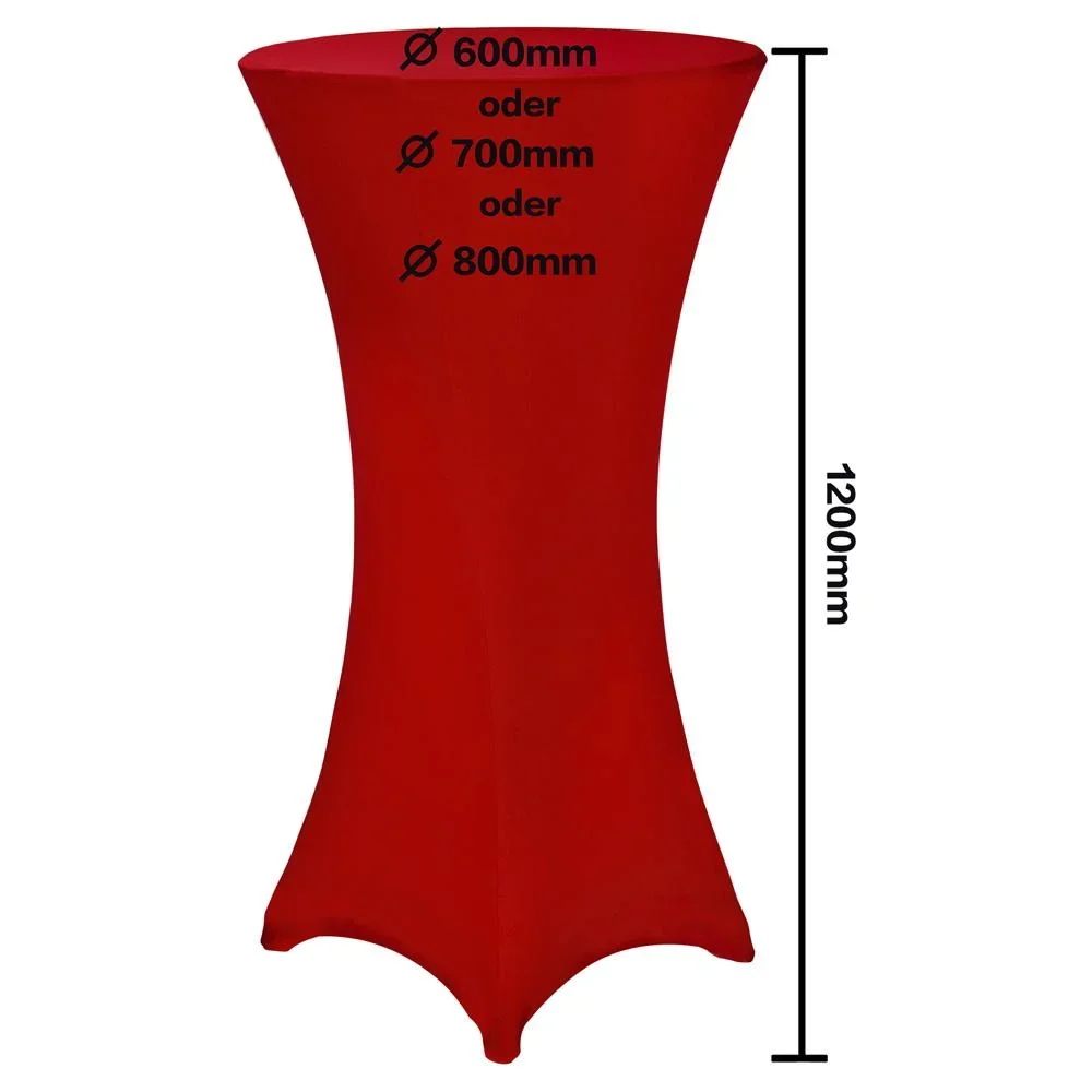 Tischdecke bordeaux Ø70cm - 2