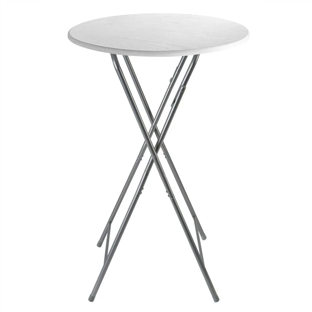 Bartable klappbar weiß, Holzdekor Typ - 4