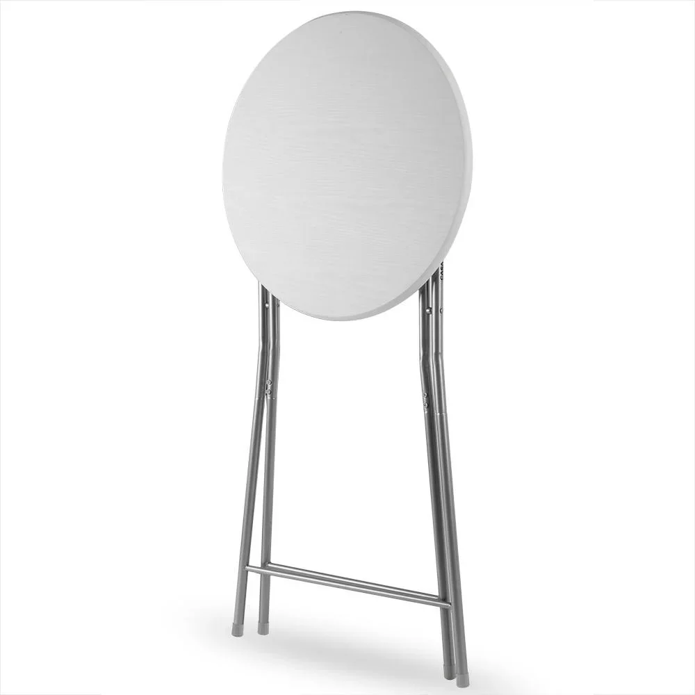 Bartable klappbar weiß, Holzdekor Typ - 5